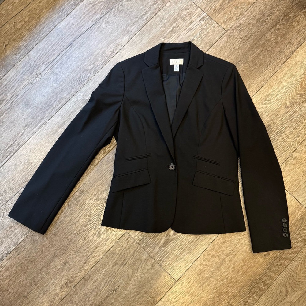 Ann Taylor Loft Black Women's Blazer